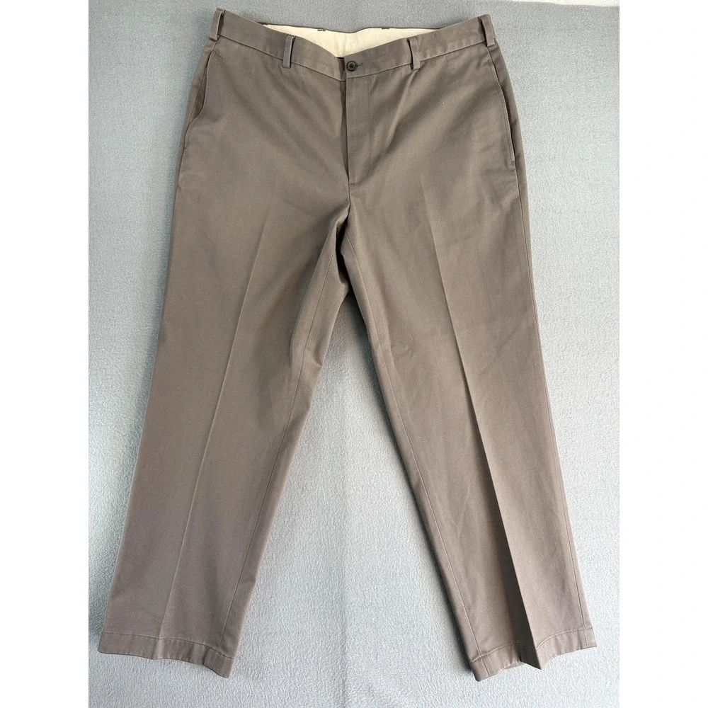 Brooks Brothers 346 Pants Mens 38x30 Brown Classic Fit Advantage Chino Clark
